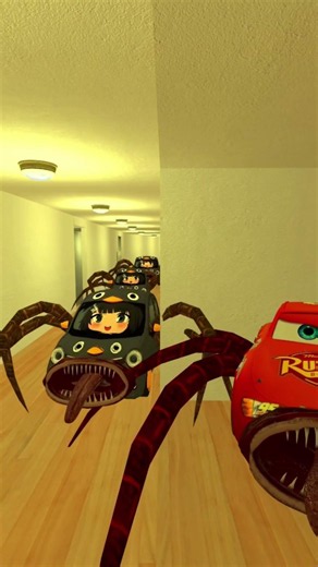 LIGHTING MCQUEEN RUN AWAY FROM HOTEL! #gmod