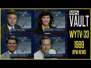 1989 WYTV 6PM News - Partial Broadcast with Commercials