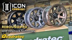 ICON Alloys Rebound Pro Wheels with InnerLock Technology for Jeep Wrangler & Gladiator
