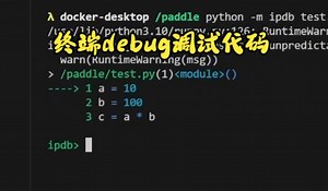ipdb：在终端调试python代码