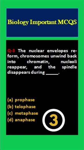Cell Cycle || MCQS -6