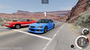 7.7K views · 107 reactions | BeamNG Drive: epic car crashes, surviving the wooden suspension bridge challenge and high-speed police chase. | Oddman Games TV | Facebook