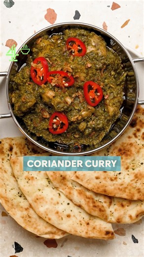 Channel 4 Served on Instagram: "It’s a herb that divides, but @whatinthechef has made a coriander curry that even the haters will love. Serves 4 Total time: 45-50 mins Ingredients 4-5 tbsp vegetable oil or ghee (or a mix) 2 bay leaves 3 cardamom pods 3 whole cloves 1 cinnamon stick (3 inch) 2 medium white onions, thinly sliced 3 garlic & ginger blocks (or 10 garlic cloves + 1.5 tsp ginger) 1.25 tsp turmeric 1.5 tsp cumin powder 2 tsp coriander powder 1 tsp chilli powder (or to taste) 800 g–1 kg 