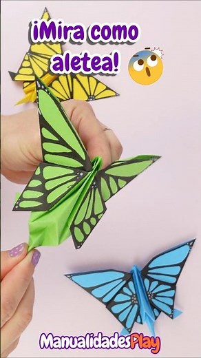 No es magia… es origami 🦋