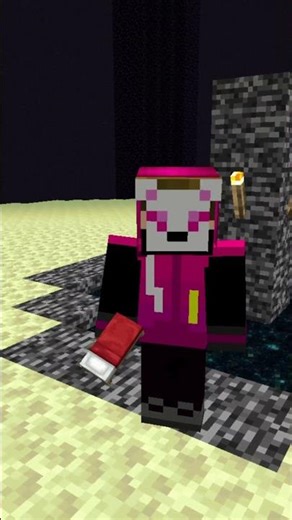 🛏️ Can you sleep in the End of Minecraft? 😱 #Minecraft