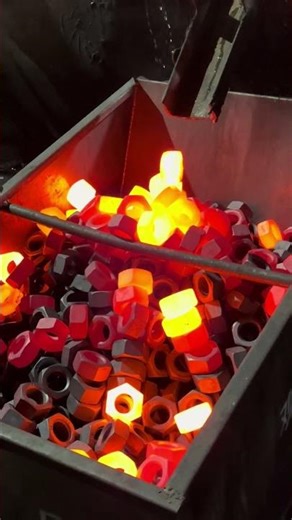 🔥 Hot Forging in Action: The Birth of a Fastener Nut