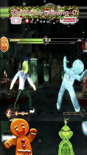 Gingerbread & Grinch DESTROY Everyone! 🍪🎄 #shorts