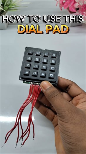 🔢 ✅Arduino Dial Pad Tutorial 🔥 | Make Your Own Keypad System #Shorts #viral #diy #projects #arduino
