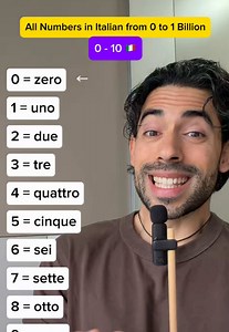Learn Italian Numbers: 0 to 1 Billion