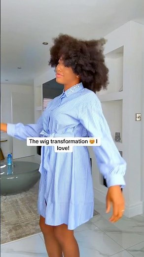 The wig transformation 😍 I love!