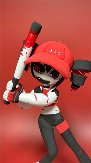 Making a 'Yararara' Kasane Teto Clay Figure #Yararara #YARARARA #重音テト #KasaneTeto