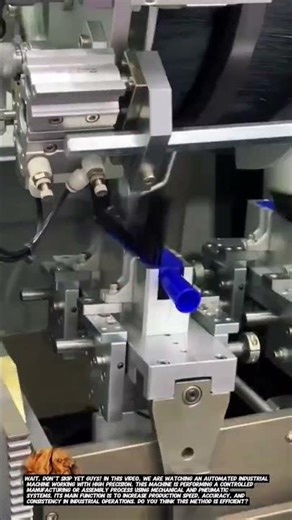 High Precision Automated Machine Process | Industrial Manufacturing Technology.