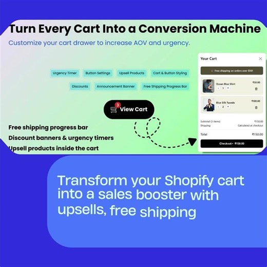 Transform Your Shopify Cart with Upsells, Timers & Smart Offers