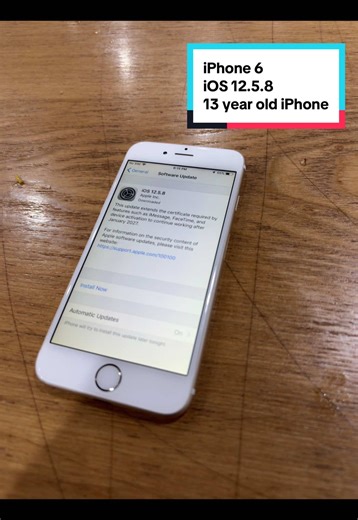 iPhone 6: 更新iOS 12.5.8，延长支持至2027年