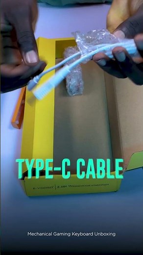 E-YOOSO Z686 MECHANICAL GAMING KEYBOARD UNBOXING