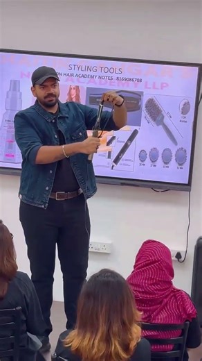 Tongs size explained to Neon Academy Students by Naitik sir