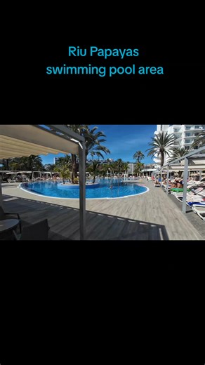 #riu papayas #swimming pool #gran canaria #hotel #canary Islandia