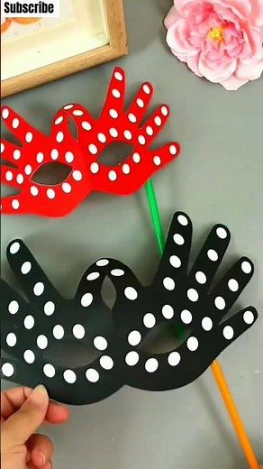 Carnival mask making #craft #shorts #trending #viralshort #shortsfeed