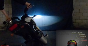 Self-leveling motorcycle headlight bulbs offer a huge, cheap safety upgrade