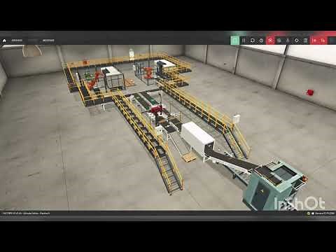 Simulación de un proceso industrial mediante Factory IO y TIA Portal.