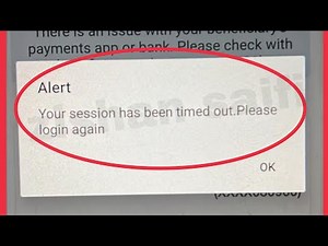 iMobile Fix Your session has been timed out Please login again Problem Solve ICICI App