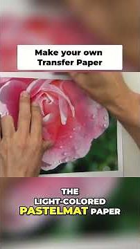 make pastel transfer paper - EASY way