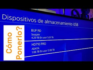 PS4 / How to connect a USB drive to your PS4?