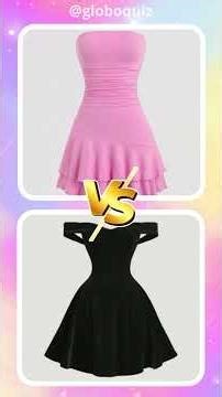 ROSA vs PRETO: Qual é o seu estilo FASHION? 🎀🖤 | Shorts | Globo Quiz