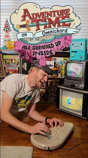 Omnichord Adventure Time cover - All Gummed Up Inside