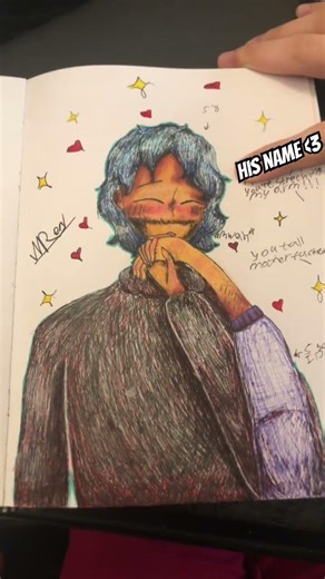 I made this drawing of my boyfriend the other day