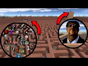 Too Much Nico Nextbots and Nextbots in the Maze | Gmod