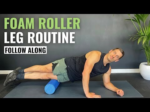 10 Min FOAM ROLLER LEG ROUTINE | Lower Body Release | Follow Along