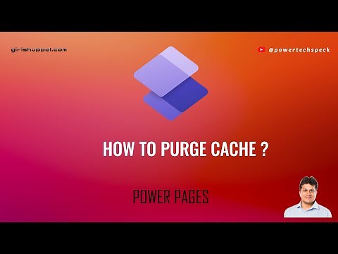 How to purge (clean) cache in Power Pages Site ?