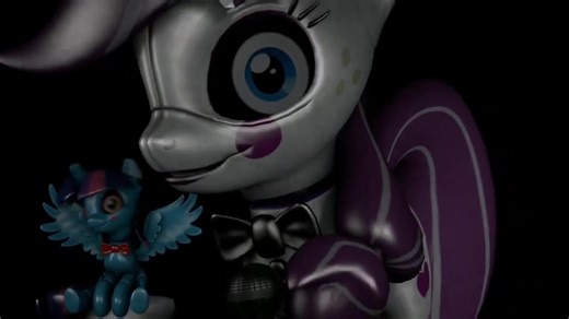 Animated Pony Characters in Unique Color Schemes