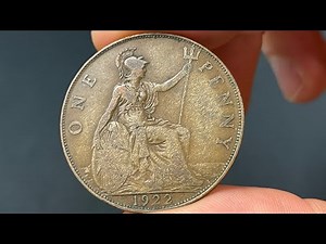 1922 United Kingdom 1 Penny Coin • Values, Information, Mintage, History, and More