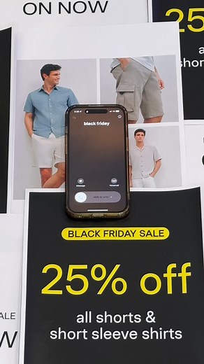 Word’s out —Connor's Black Friday sale is live. 25% off short sleeve shirts and shorts you’ll actually wear. #ConnorClothing #ConnorMenswear CONNOR | Park Beach Plaza