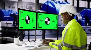 clip-3498798695-engineer-using-pc-monitor-green-screen-power