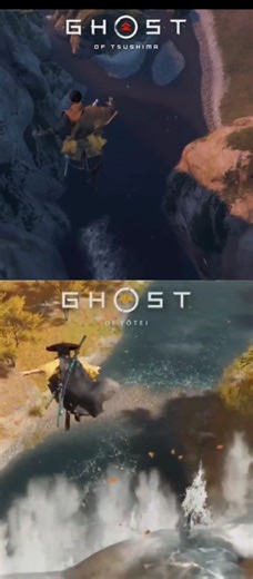 😈 Ghost Of Tsushima vs Ghost Of Yotei #shorts #walkthrough