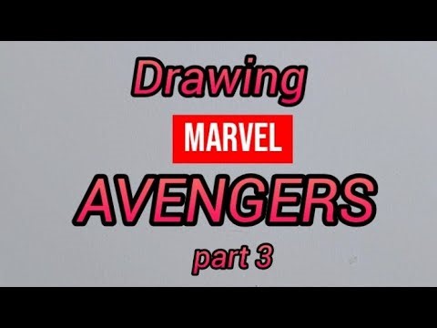 drawing Marvel Avengers part 3