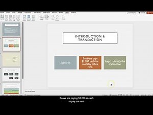 Recording a Basic Financial Transaction