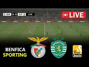 Benfica x Sporting CP | Liga Portugal 2025/26 | Transmissão completa do jogo | PES 21 Gameplay