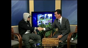 Stephen Colbert Just Interviewed Eminem on Public Television in Michigan
