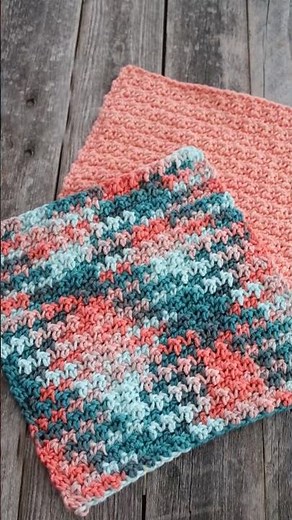 Easy Beginner Lemon Peel Crochet Stitch Pattern Cotton Washcloth #crochet