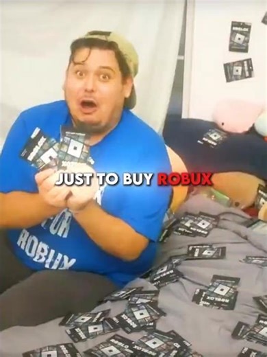 This Guy Is Addicted to Roblox 😳