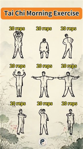Wake Up With This 4-Move Qigong Flow #taichi #energy