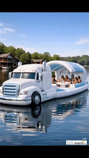Semi truck lake floats! Obsessed with these! 😱 | LuxArts