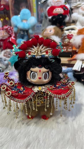 ⚠️🆘🤎♥️ Attention Attention♥️🤎🆘⚠️ THE PEKING OPERA ACTRESS IN GUCCI STYLE LABUBU CUSTOM ! Very classy tradition one that I put all my heart and love to make it! Please come support tag a like and share !!! If you are interested please dm me or come to uncle p live #labubucustom #labubu #gucci #guccigang🇳🇵 #chineseopera