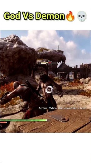 Heaven vs Hell 🔥 The Ultimate Clash Begins! #godofwar #kratos027 #kratosandatreusvsbaldur