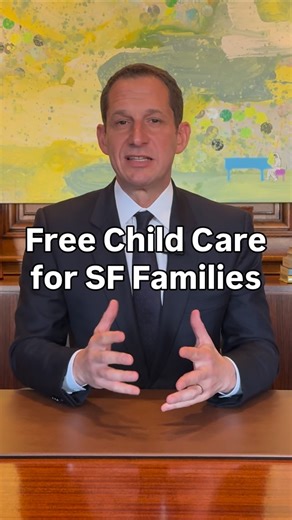 Today, I am excited to announce our Family Opportunity Agenda. We are going to be relentless in our drive to make our city more affordable for families in San Francisco. Starting this month, a family of four making less than $230,000 a year will qualify for free child care at hundreds of high quality providers across the city. And by this fall, those earning up to $310,000 a year will receive a 50% subsidy. Our plan also expands opportunities for our students. In partnership with SFUSD, we’re la