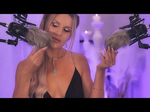 2+ HOURS ASMR Compilation 💚 Slow Sensitive Whispering, Fluffy Mics Scratching, Blowing for Sleep 💤🎧😴